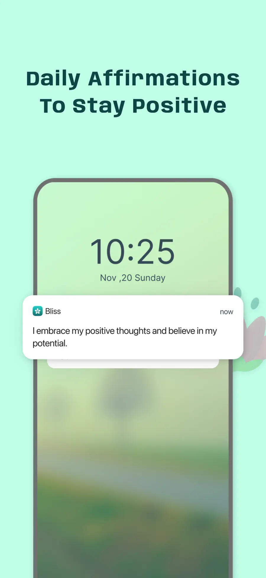 Theme picker across confidence, calm, sleep and self-love