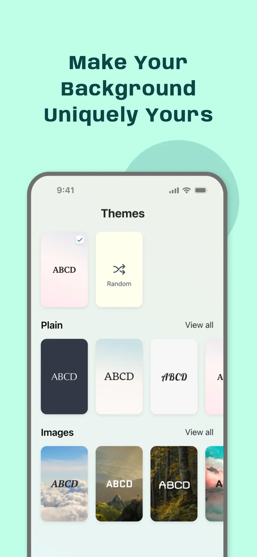 Mood tracker showing the week's pattern