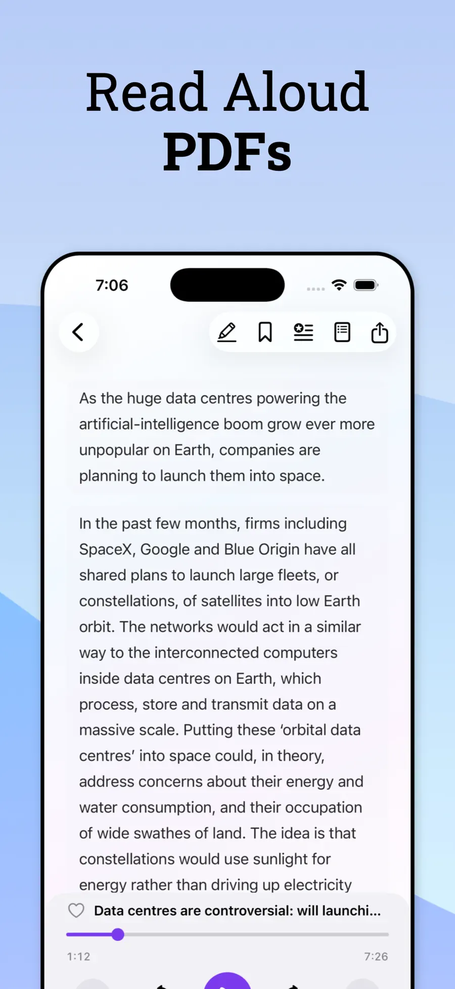 Voice picker showing natural voices across languages